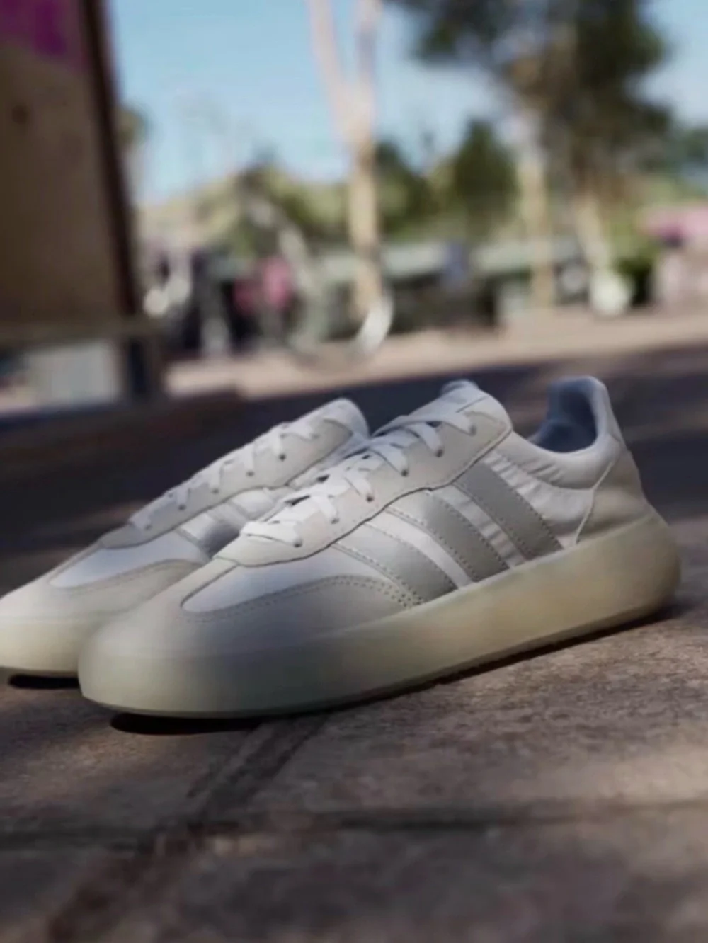 Adidas Barreda Decode Women’s Sneakers – White & Silver – Size 9.5 (US)